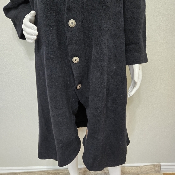 Blue Fish Black Button-Up Coat Size XL - Picture 8 of 14